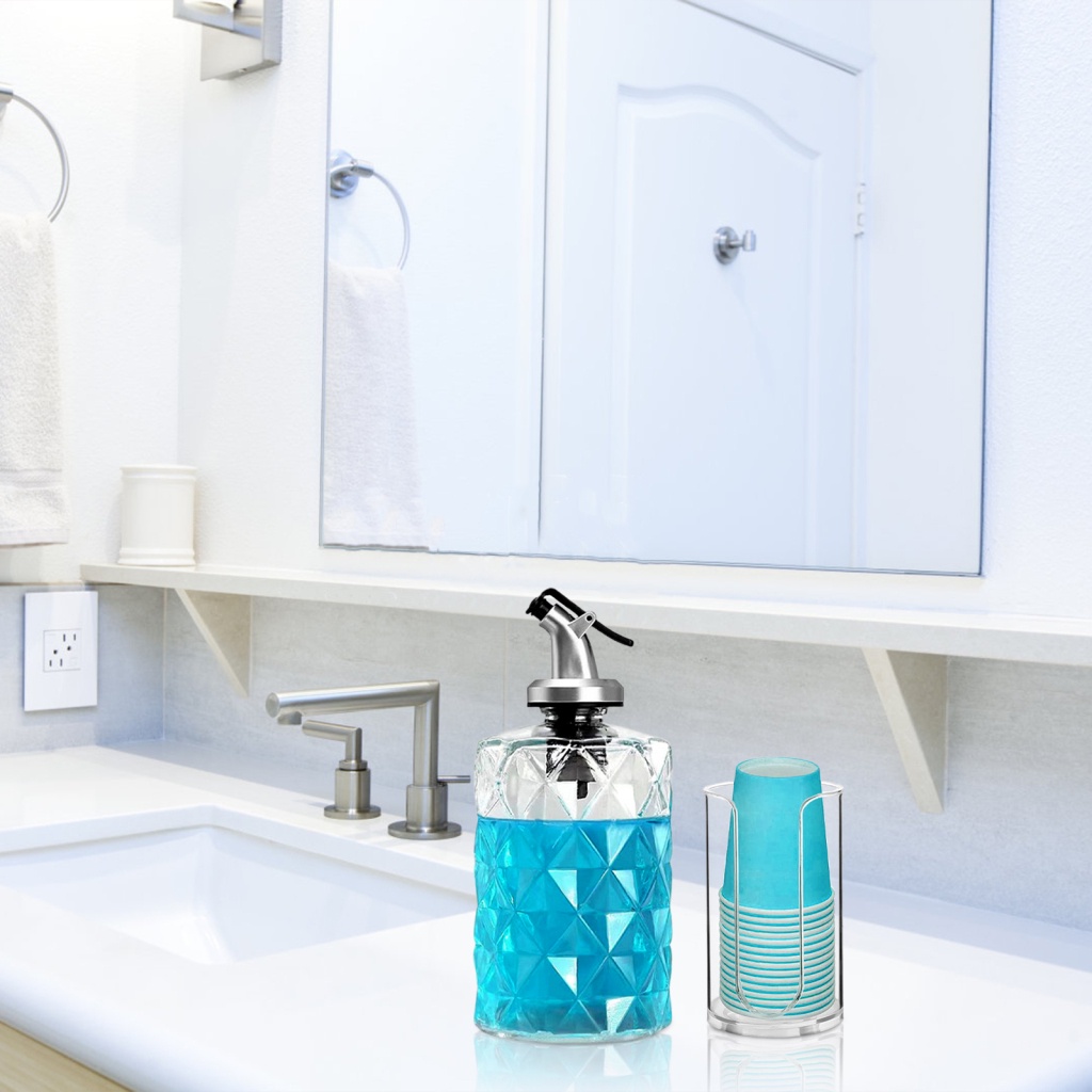 Mouthwash Container Paper Cup Holder Broad Usages Reusable Kitchen