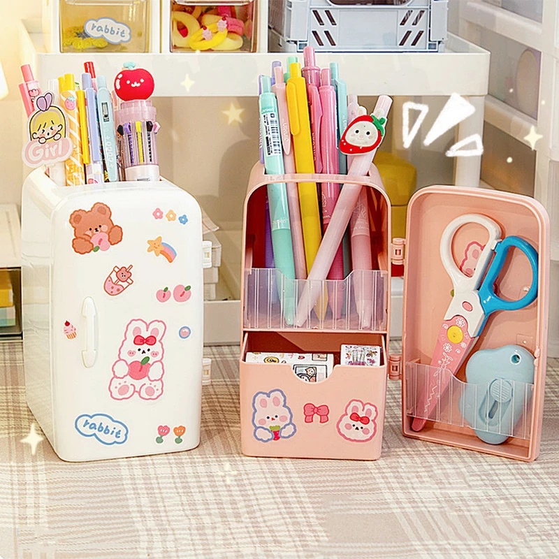 Mykochen.ina Unique Multipurpose Refrigerator Shape Pencil Case With ...