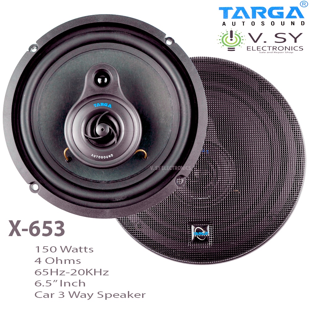 6 inch best sale targa subwoofer