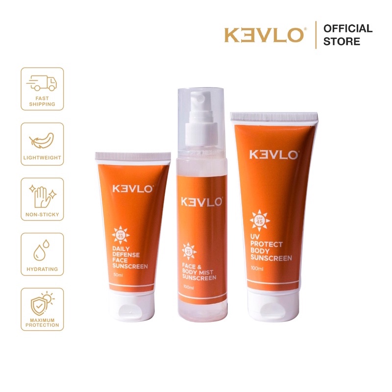 KEVLO Sunscreen Series | Shopee Philippines
