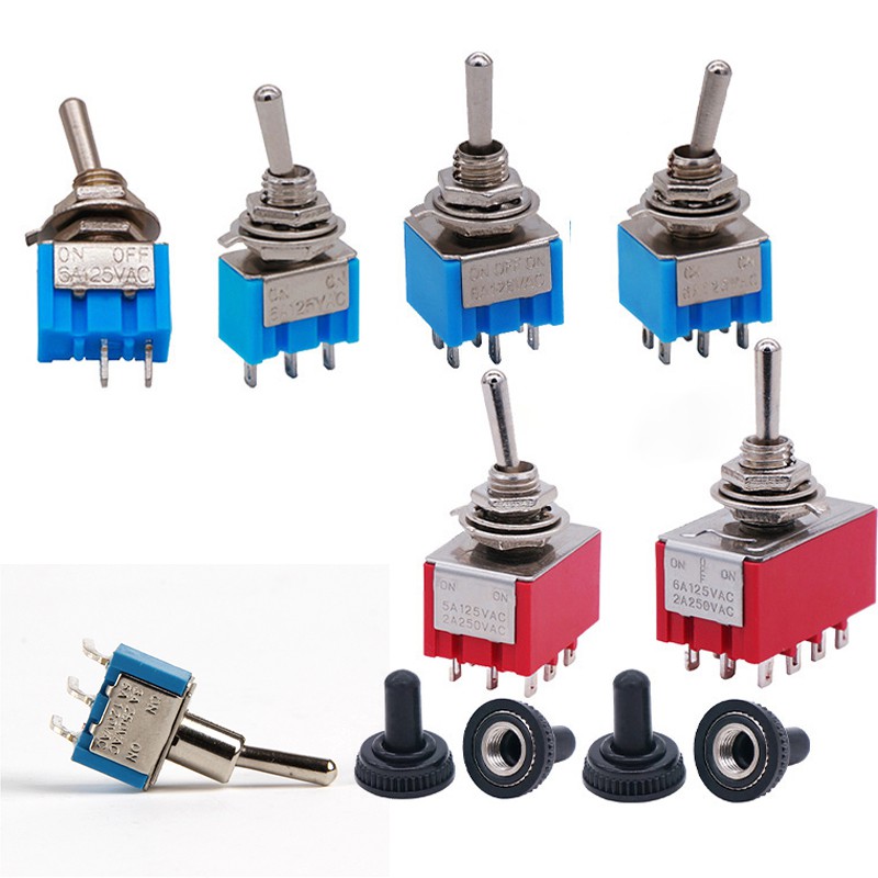 6mm Switches Miniature Toggle Switch Single Pole Double Throw Mini ...