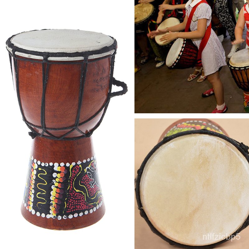 Professional Musical Instrument 12 African Djembe Drum Bongo Wood