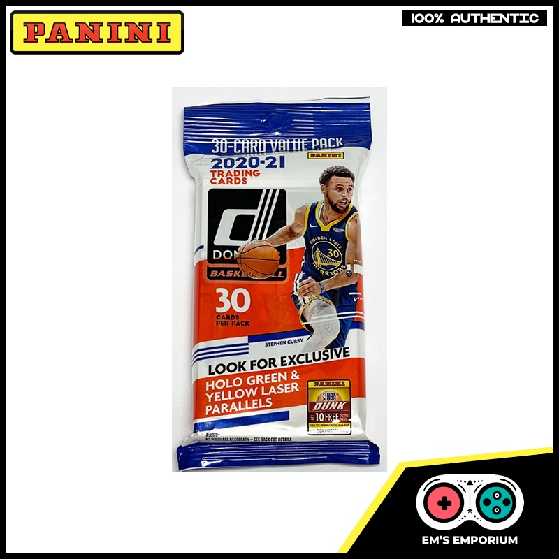 NBA Cards 2020-21 Panini Donruss Fat Pack / Value Pack | Shopee