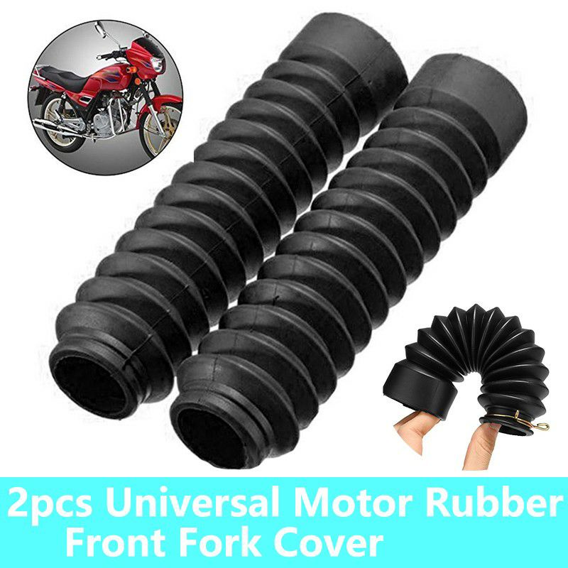 Rubber Front Fork Shock Cover 2pcs Motor Universal Motorcycle | Shopee ...