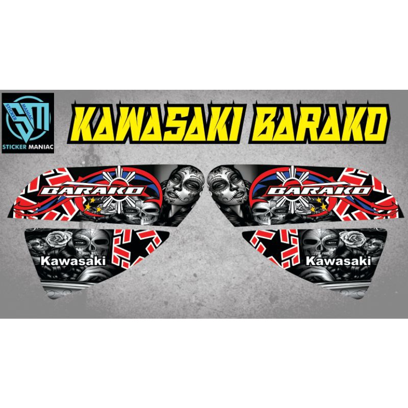Kawasaki barako decal sticker | Shopee Philippines