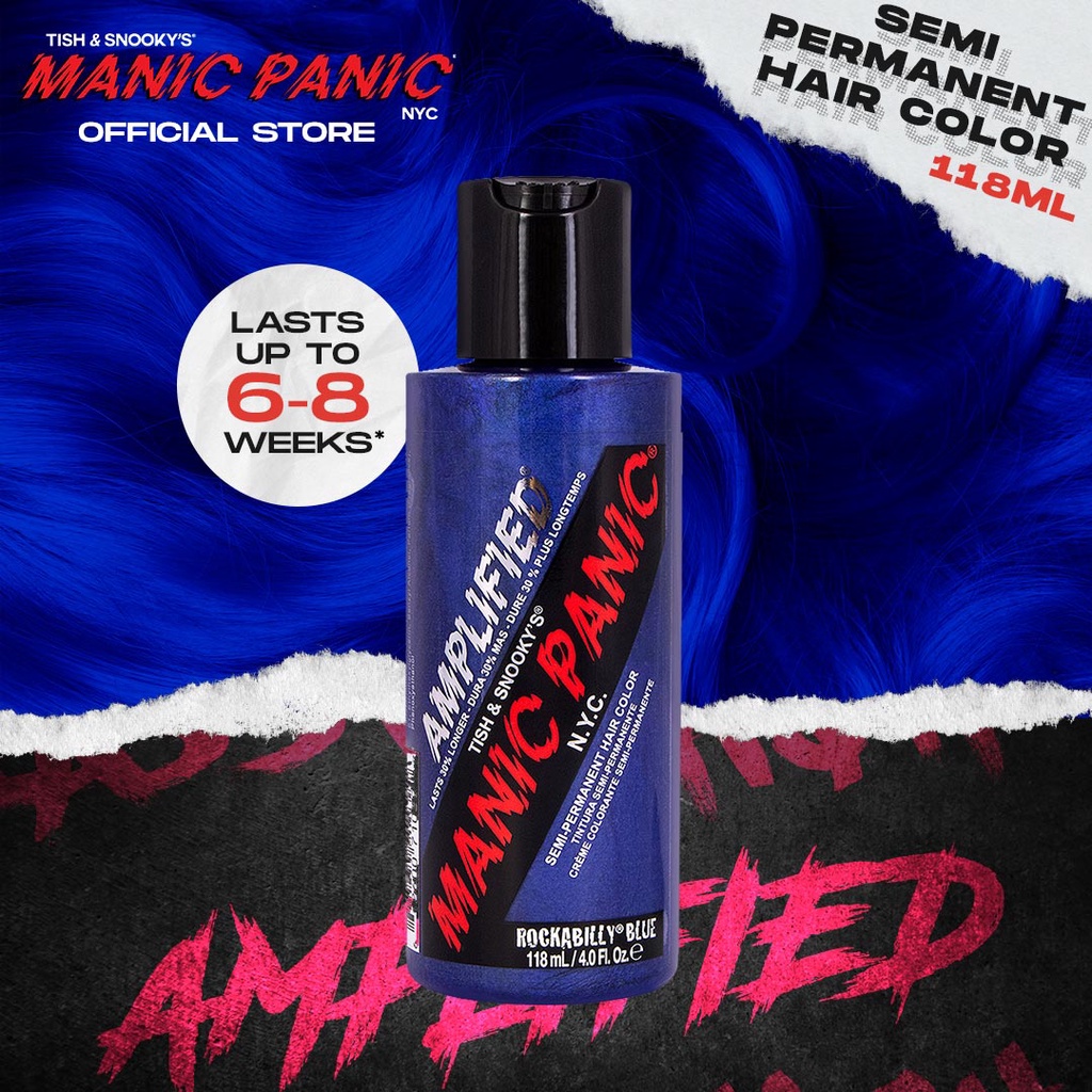 Manic Panic Amplified Cream Formula in Rockabilly Blue 118ML Shopee