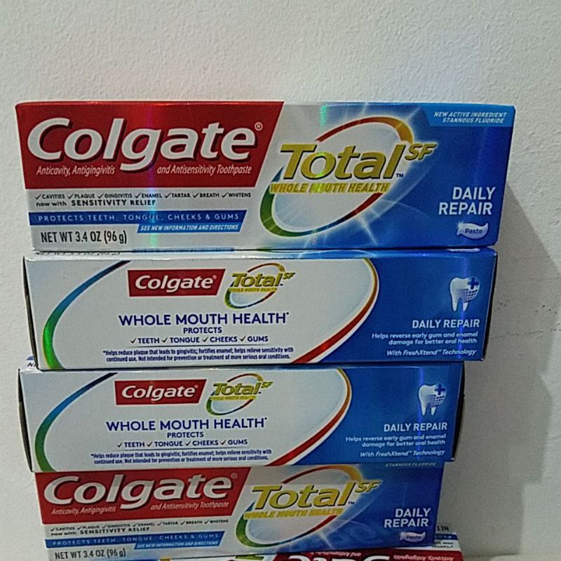 Colgate Total Whitening Toothpaste with Stannous Fluoride Sensitivity ...