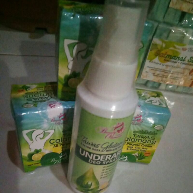 1tawas Glutamansi With Aloe Vera Vit E Underarm Deo Spray With Free 