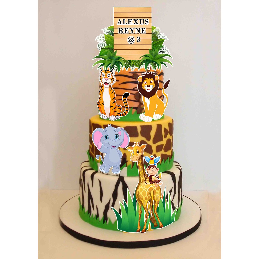Safari theme Cake topper Shopee Philippines