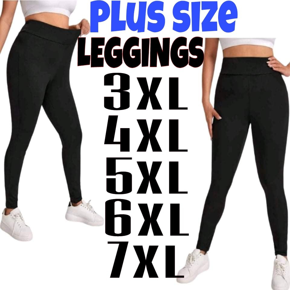 Plus size highwaist leggings makapal streatchable leggings high quality ...
