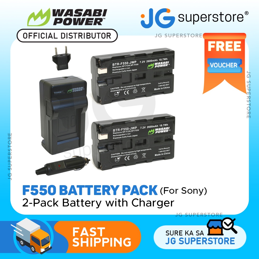 Sony NP-FZ100 Battery (2-Pack) and Dual Charger from Wasabi Power