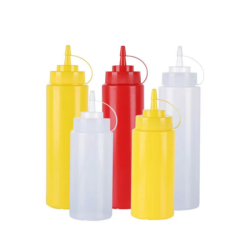 Squeezing Bottle with Dust Cover Porous Squeeze The Sauce Bottle