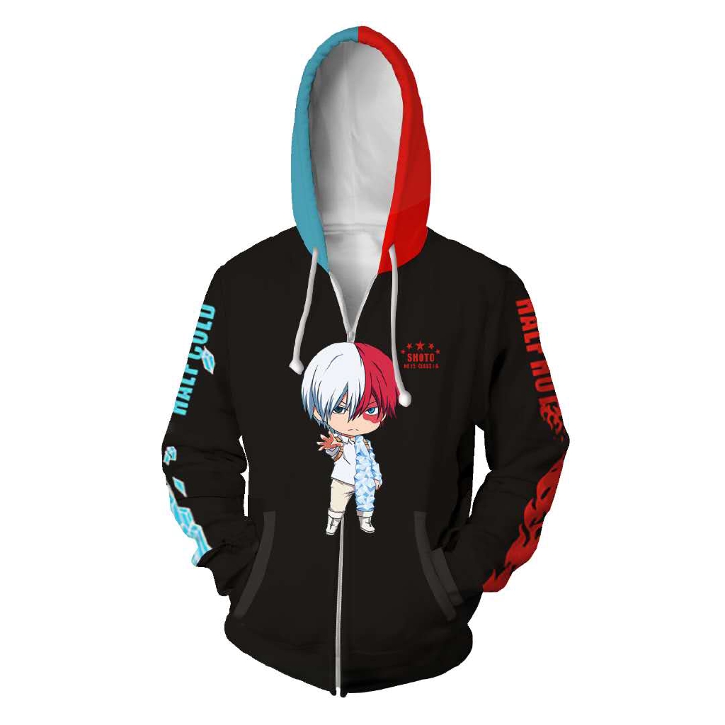 My Hero Academia Todoroki Shoto Cosplay Hoodie Jacket | Shopee Philippines