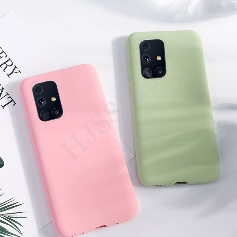 Samsung Galaxy M51 Case Liquid Silicone Phone Casing Samsung M51 Candy