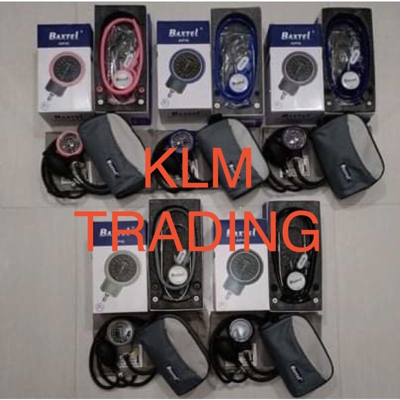 { Baxtel } Original Bp Aneroid Monitor Apparatus set (colored) Shopee