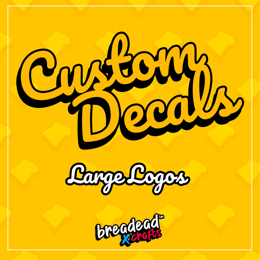 CHEAPEST Custom A4 Size Logo Vinyl Sticker Decals for Motorcycle, Cars