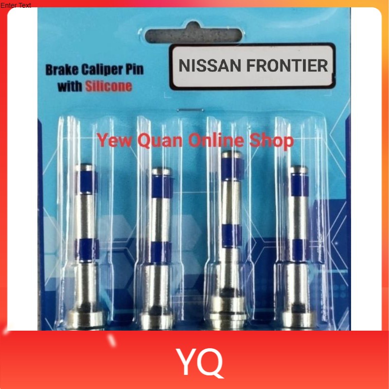 NISSAN FRONTIER FRONT BRAKE CALIPER PIN WITH SILICON SLEEVE 1 SET 4 PCS