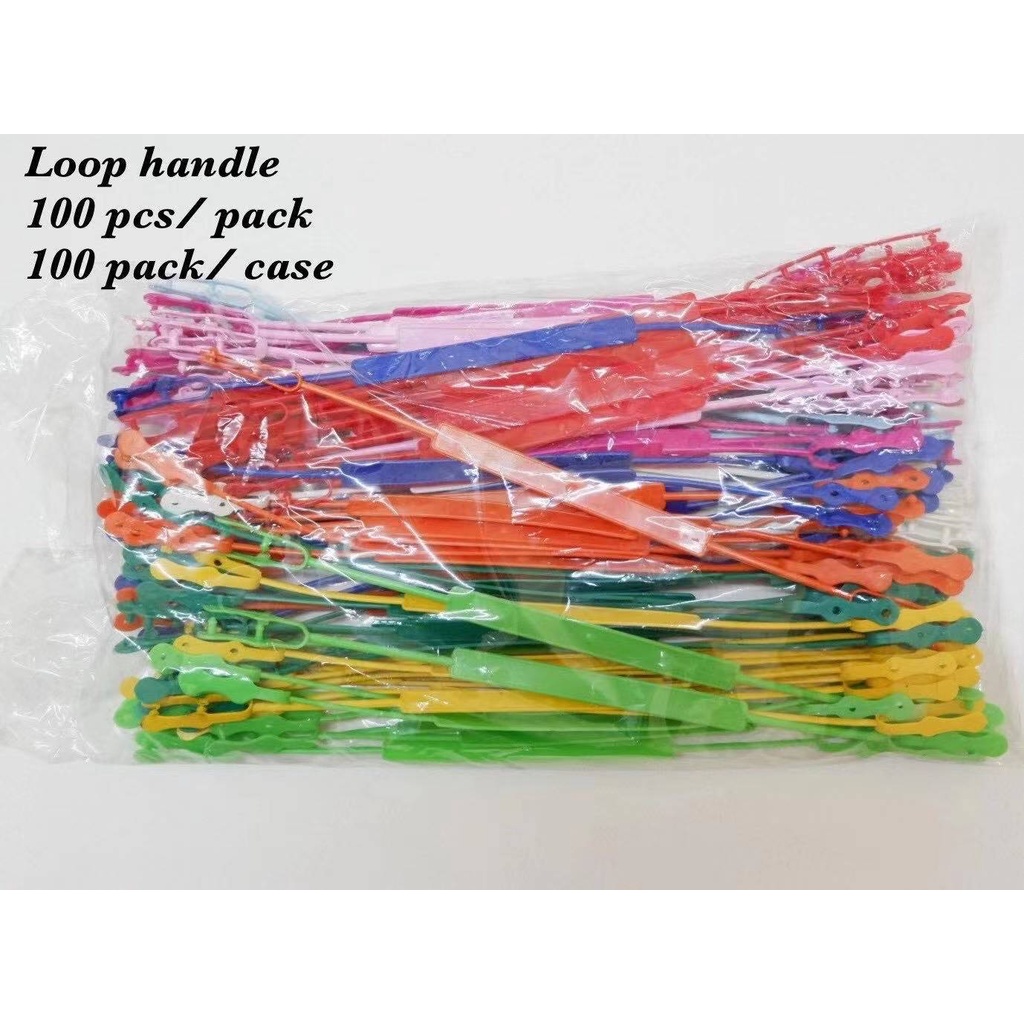 LOOP HANDLE SINGLE COLOR 100PCS | Shopee Philippines