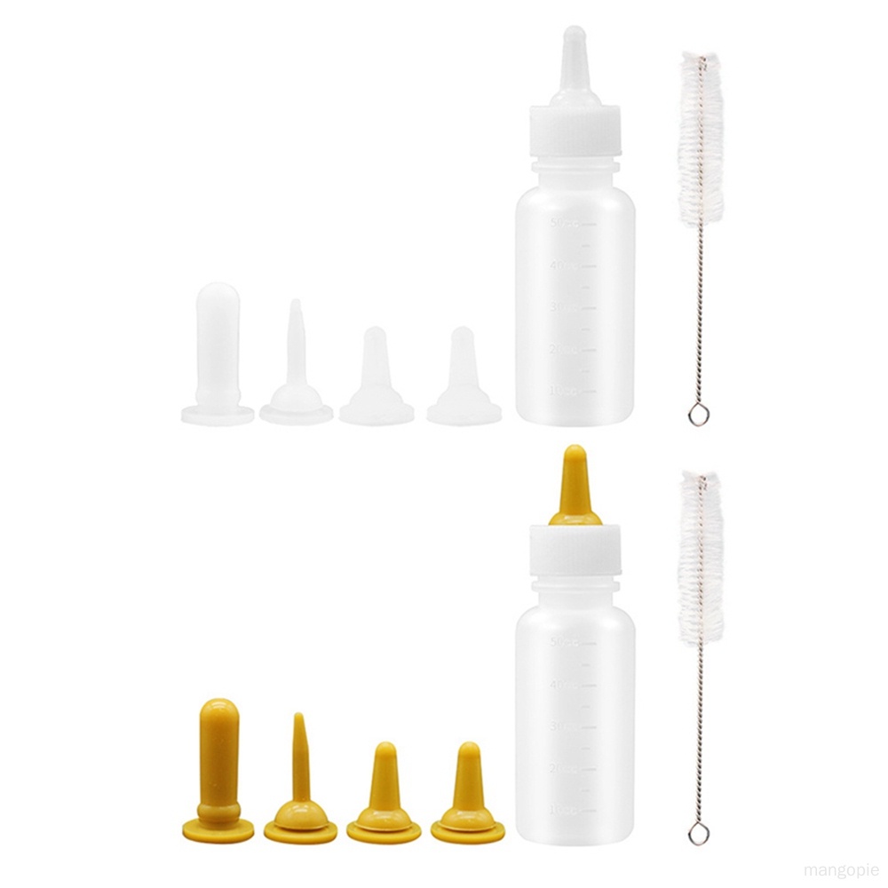 Pet Feeding Bottle Nursing Kit Pet Puppy Bottles Easy to Clean The