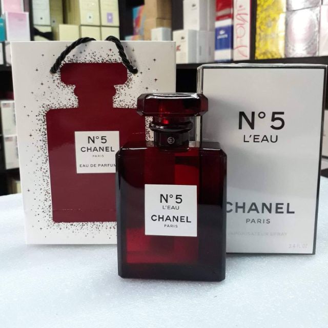 Chanel red bottle on sale