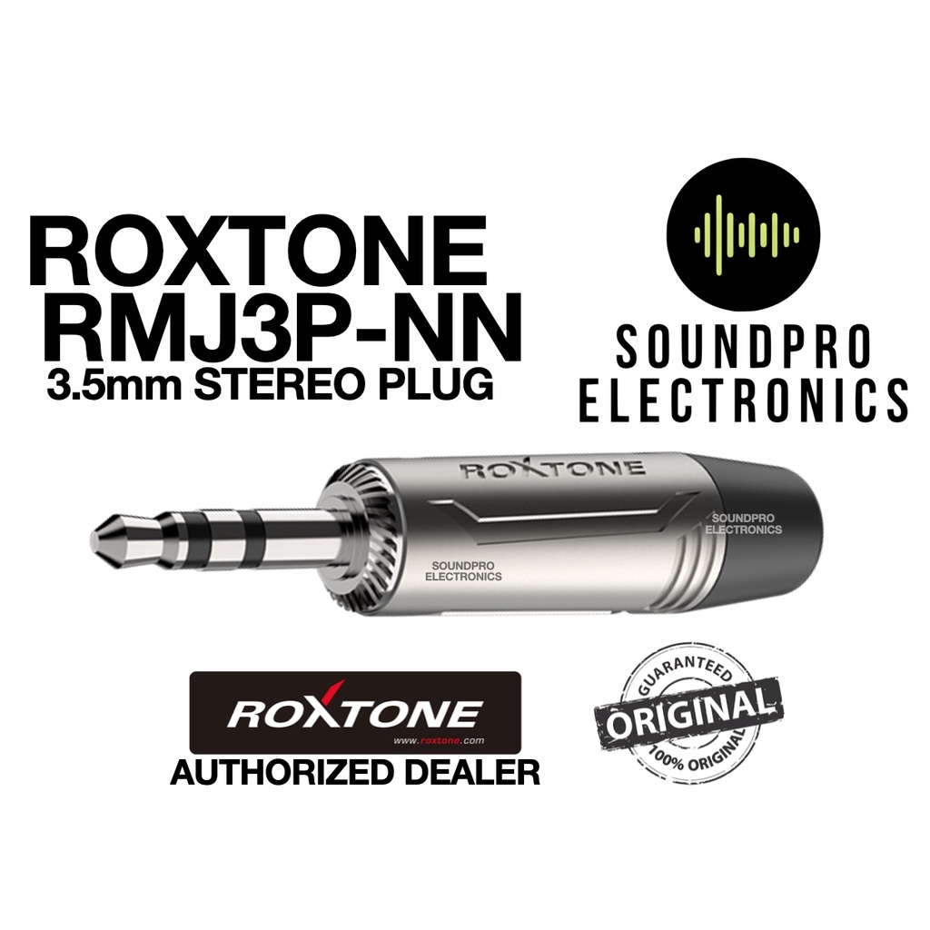 Roxtone RMJ3PS-NN/RMJ3PS-BG 3.5mm Stereo Plug | Shopee Philippines