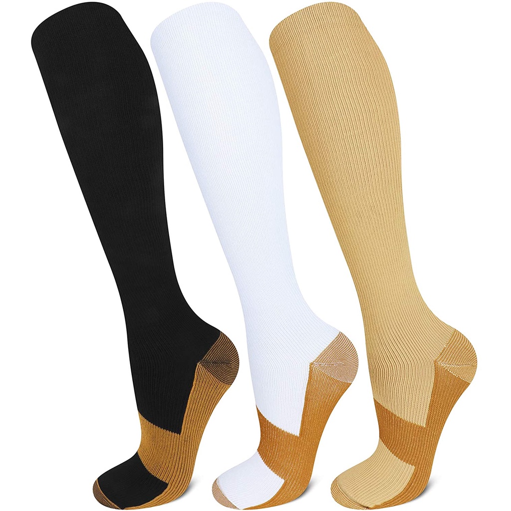 Socks Anti Fatigue Compression Socks Foot Anti Fatigue Soft Pain Relief Miracle Copper Support