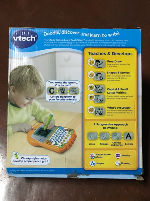 Vtech write deals and learn tablet