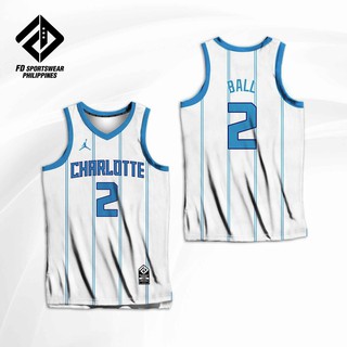 BUZZ CITY CHARLOTTLE HORNETS LAMELO BALL 2021 CITY EDITION FULL SUBLIMATED  JERSEY