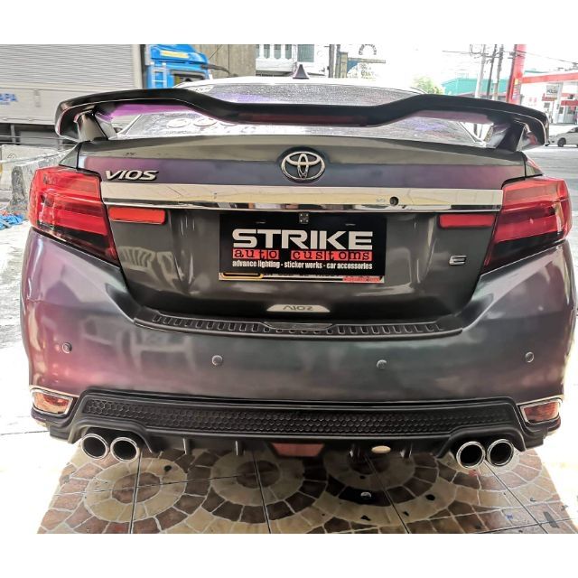 Toyota vios rear store bumper replacement