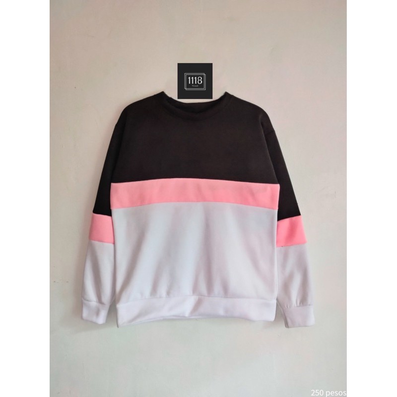 Trendy Tri Color Sweater | Shopee Philippines