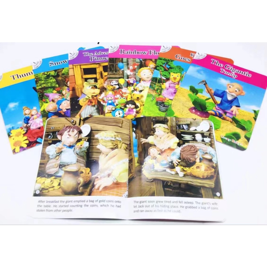 Mini Storybook Library Kids Toddler Children Story Book Children ...