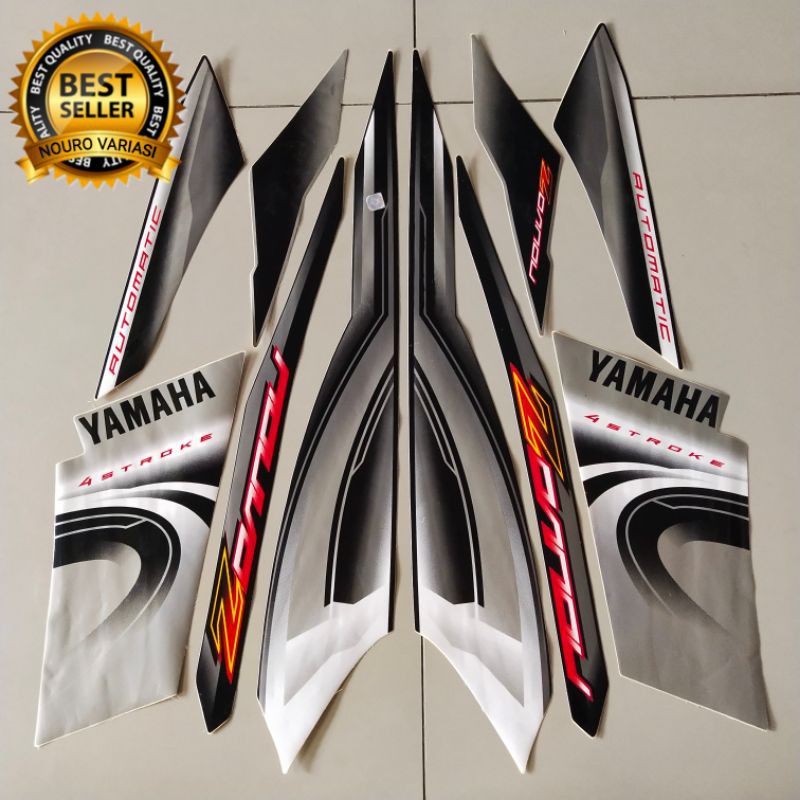 PUTIH Striping yamaha nouvo z 2007 2008 White Gray list body Best ...