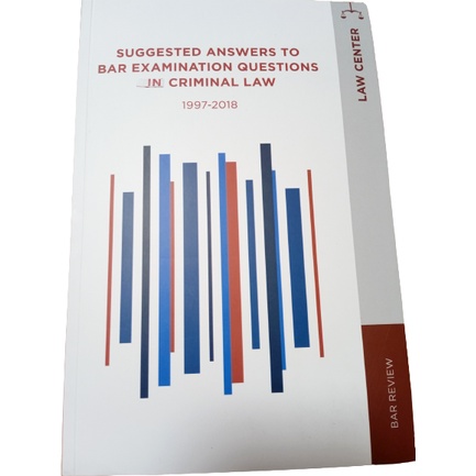 Suggested Answers To Bar Examination Questions In Criminal Law 1997 ...