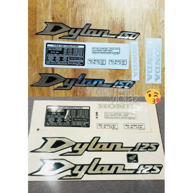 Dylan embossed sticker with car sticker specifications DDXM-V44-2 ...