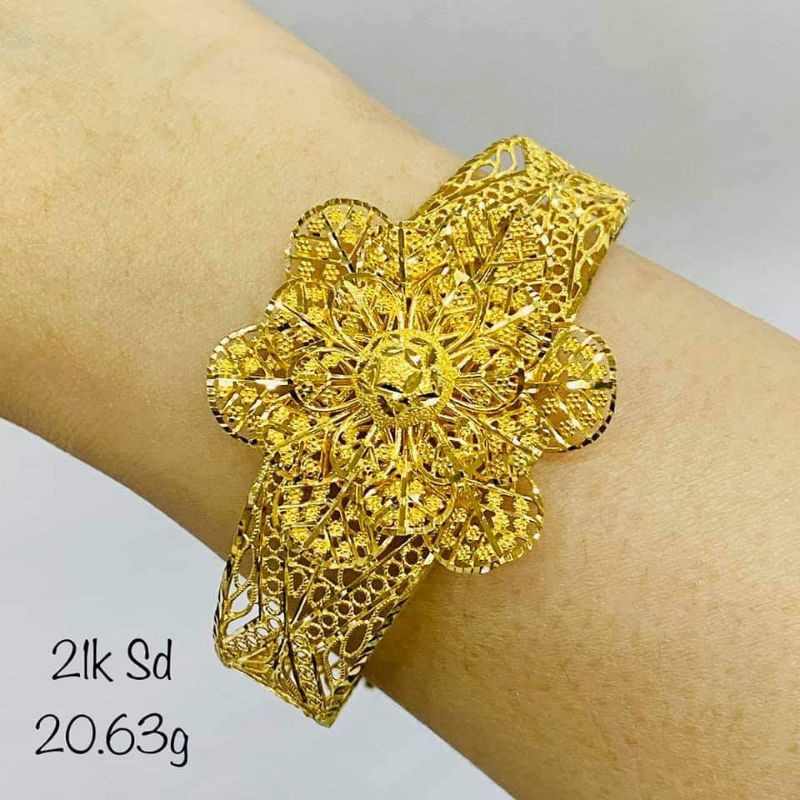 Bracelet saudi hot sale gold 21k