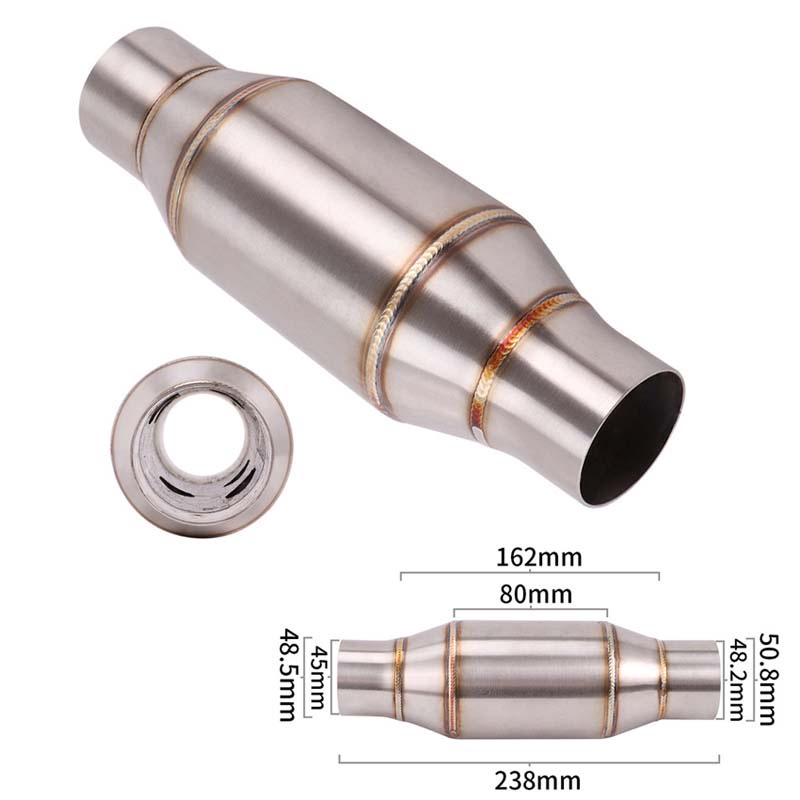 Expansion Chamber Silencer For Moto Exhaust Pipe Moification DB Killer Resonator Motorcycle