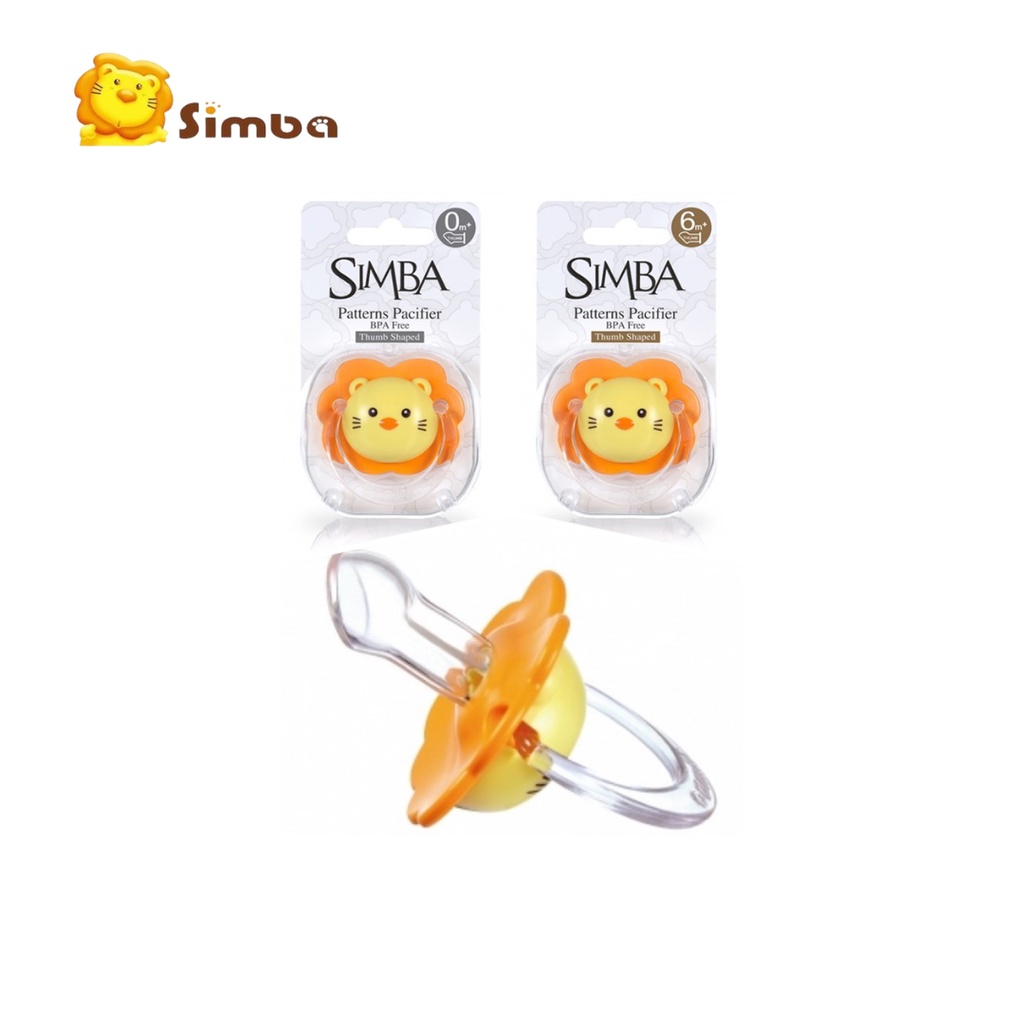 Simba Thumb Shaped Pacifier (0m-6m+) | Shopee Philippines