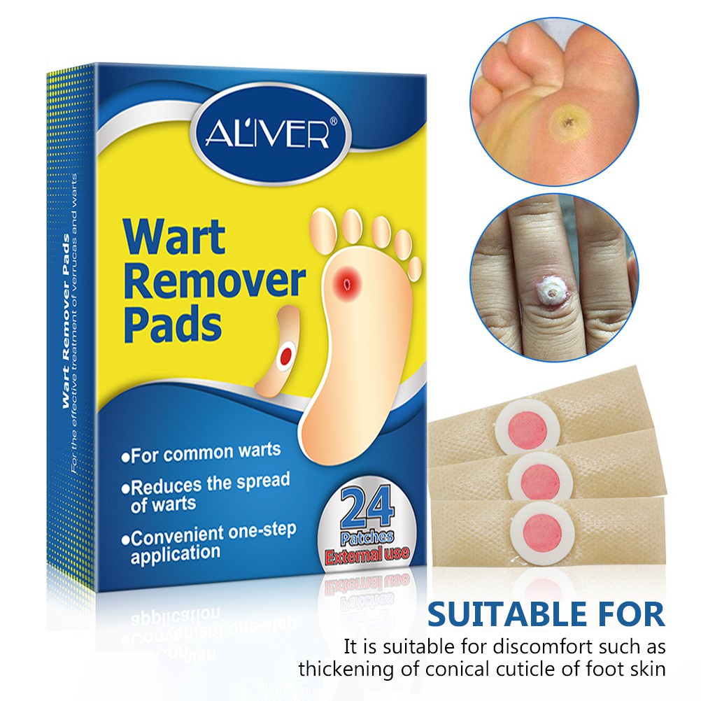 [READY STOCK] 24 Pcs Remove Corns Stickers Plantar Patches Remover Pads