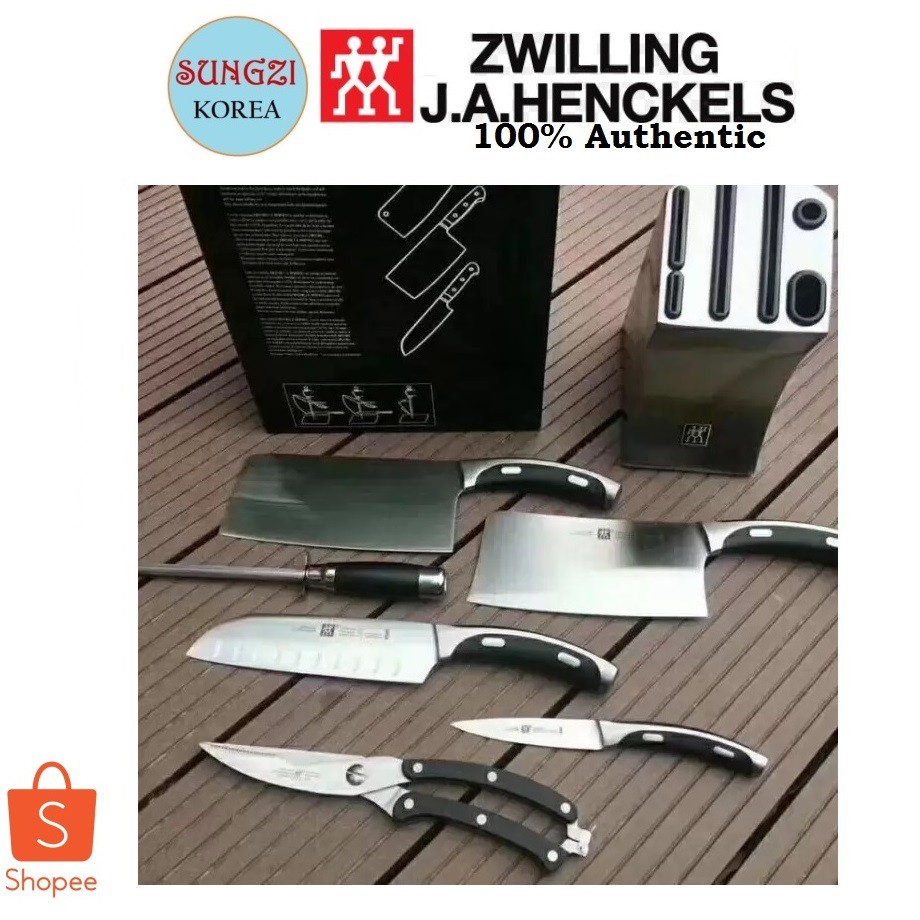 ZWILLING J.A. HENCKELS Twin Pro Kitchen Knife Set (7 Items) Shopee