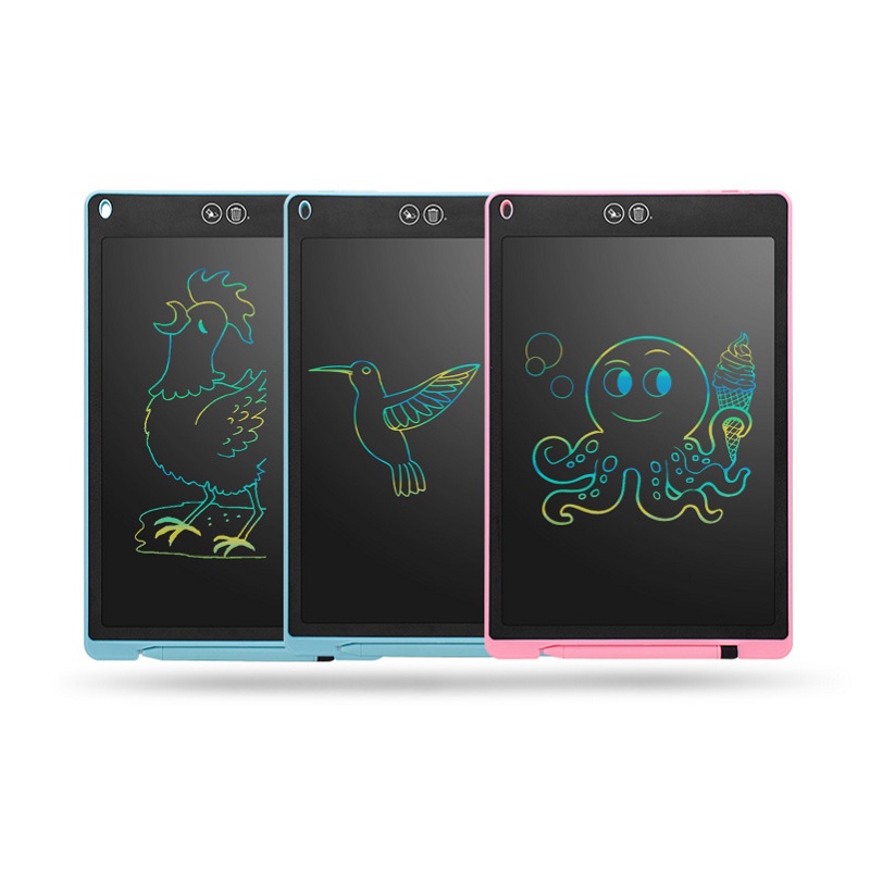 12 inch Kids Writing Drawing Tablet Partial Erase Smart Handwriting ...