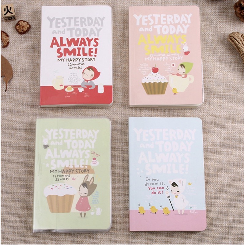 Compact, CUTE PLANNER BOOK (With real photos) | Shopee Philippines