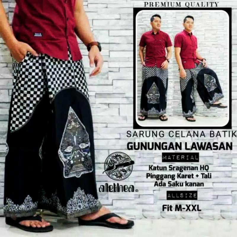 Sarong Gunungan Solonan Pants / Sarcel Sarcel Santri | Shopee Philippines