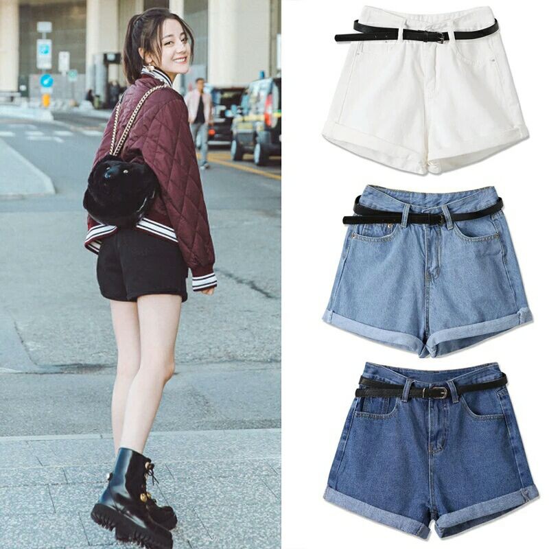 Korean cheap short jeans