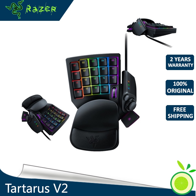 Razer Tartarus V2 one-handed game light mechanical keyboard left-handed ...