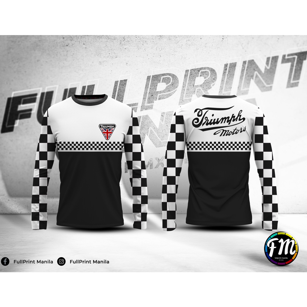 TRIUMPH RIDING JERSEY FULL SUBLIMATION T08 | Shopee Philippines