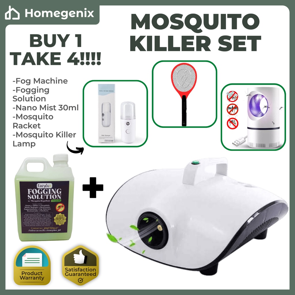 BUY 1 TAKE 4!!! Fog Machine + 4 Items Anti Mosquito Fogging Machine with Mosquito Repellent