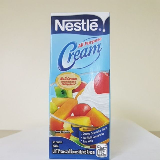 Nestle All Purpose Cream 250ml For Desserts Shopee Philippines