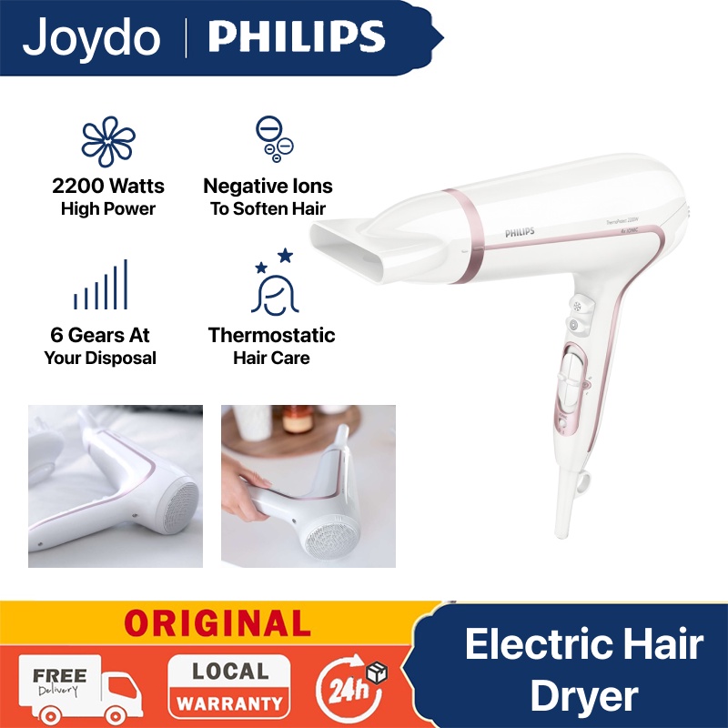 Philips Hp8235/00 Hair Dryer Portable Care Quick Dry Salon Small Blower ...