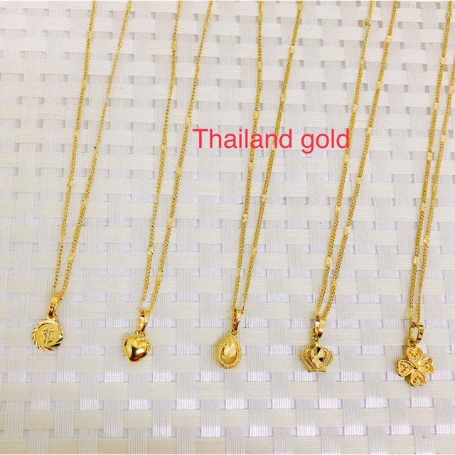 Thai gold hot sale necklace price