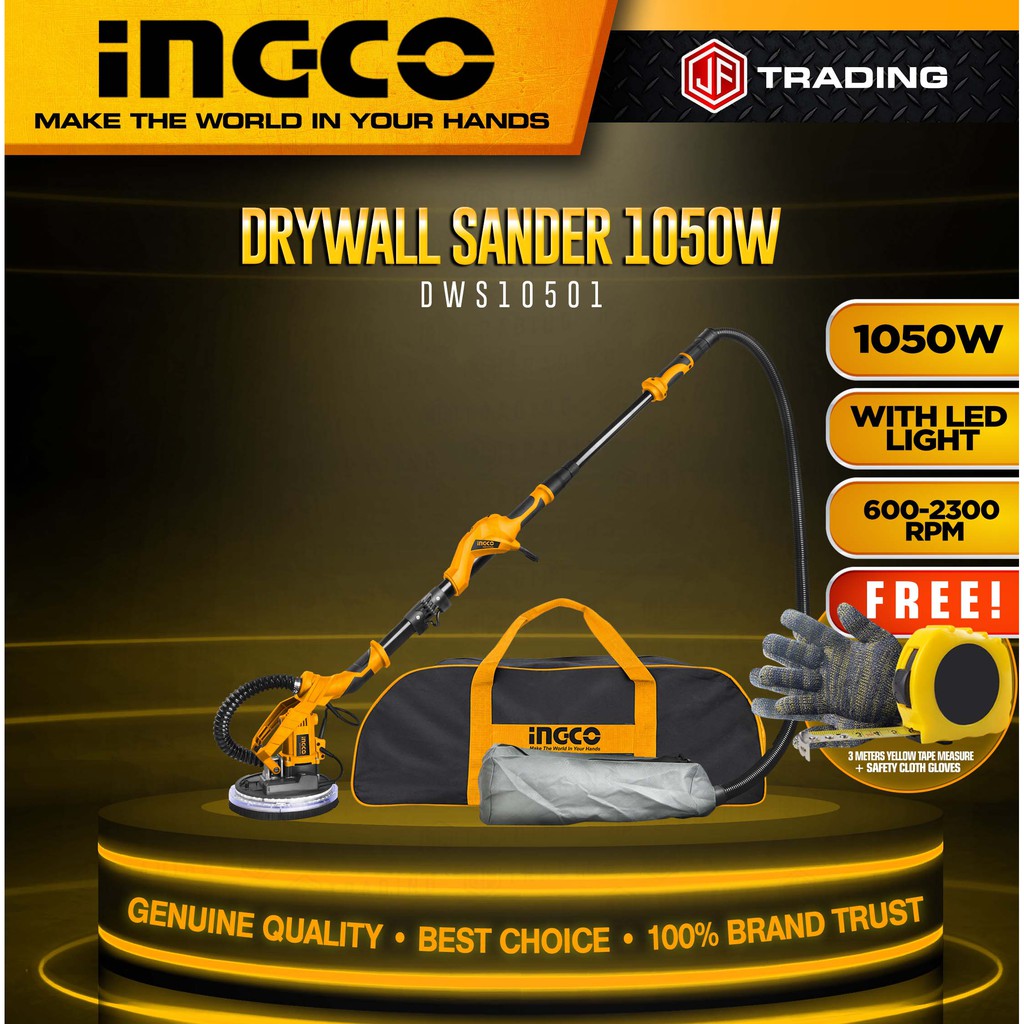 INGCO Drywall Sander DWS10501 1050W ♦JF TRADING♦ | Shopee Philippines